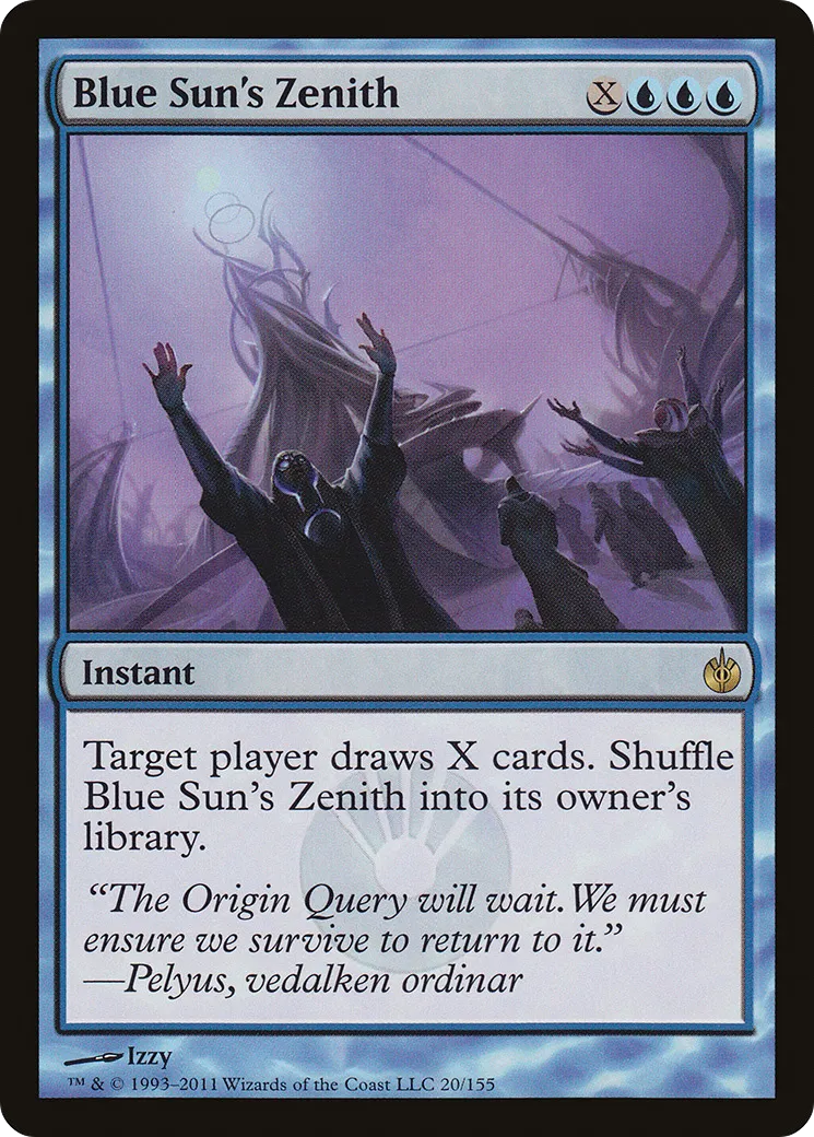 Blue Sun's Zenith — Mirrodin Besieged — Magic: The Gathering