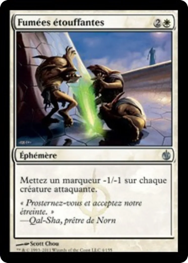 Fumées étouffantes — Mirrodin Besieged — Magic: The Gathering
