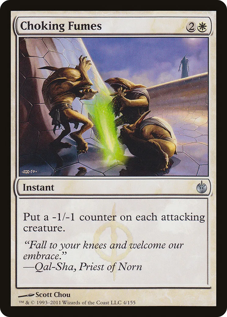Fumées étouffantes — Mirrodin Besieged — Magic: The Gathering
