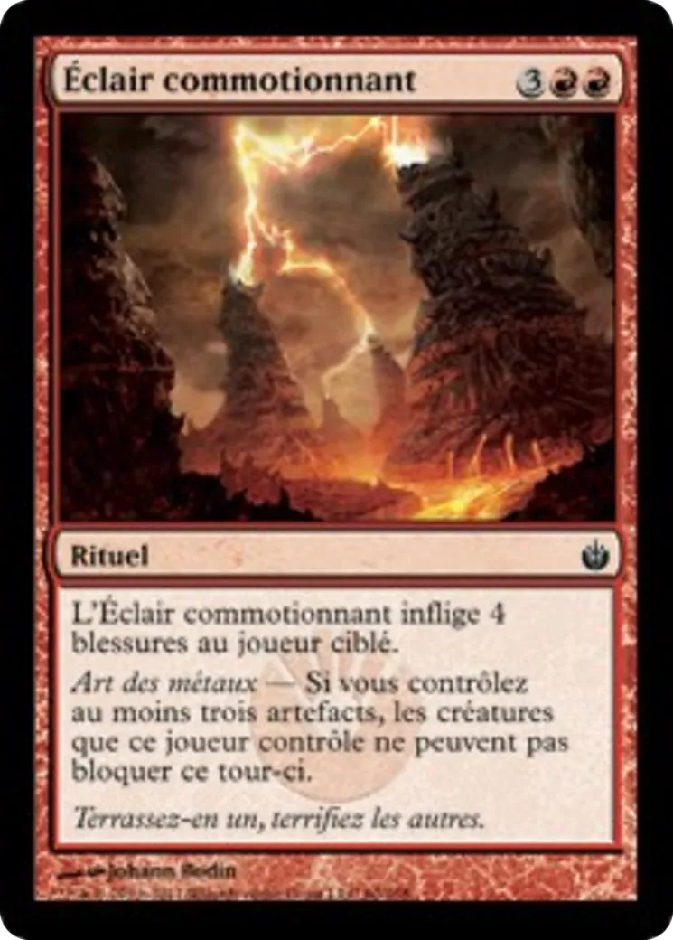 Éclair commotionnant — Mirrodin Besieged — Magic: The Gathering