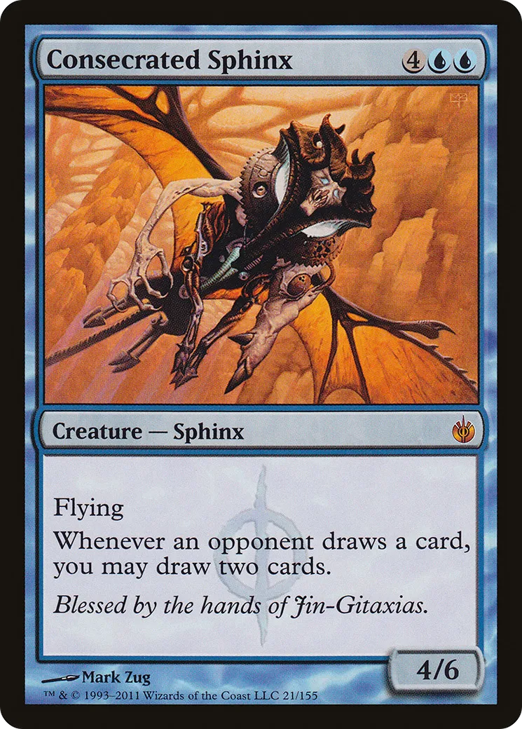 Consecrated Sphinx — Mirrodin Besieged — Magic: The Gathering