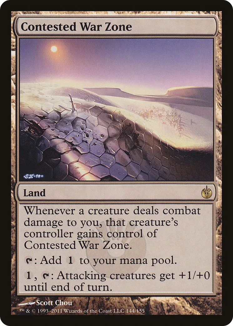 Contested War Zone — Mirrodin Besieged — Magic: The Gathering
