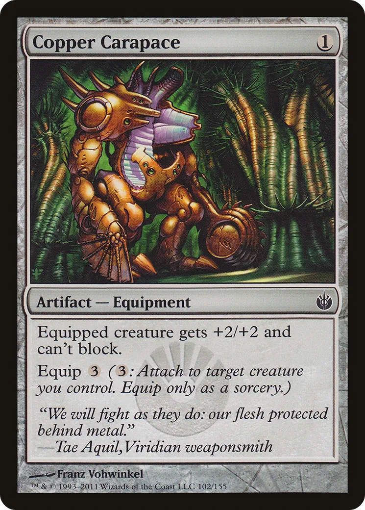 Copper Carapace — Mirrodin Besieged — Magic: The Gathering