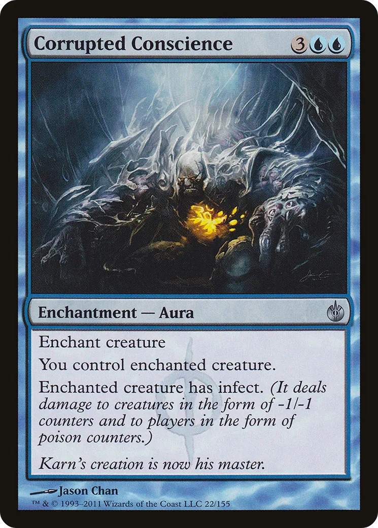 Corrupted Conscience from Mirrodin Besieged - Magic: The Gathering