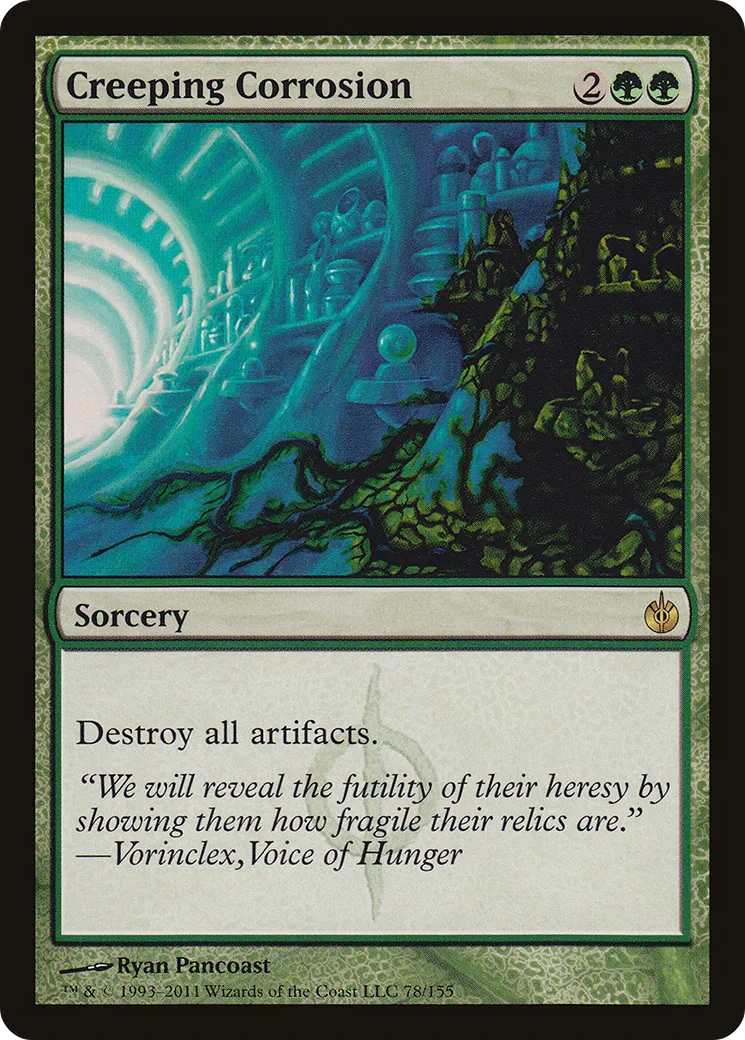 Creeping Corrosion — Mirrodin Besieged — Magic: The Gathering