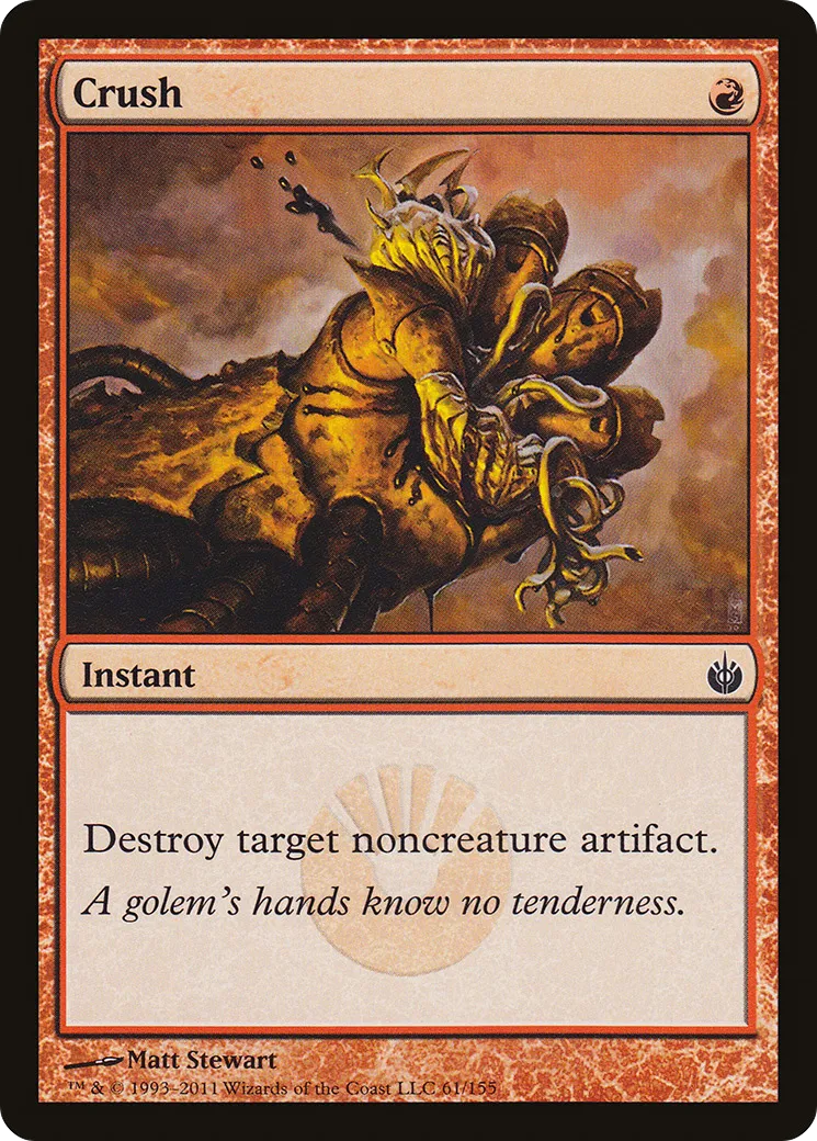 Écrasement — Mirrodin Besieged — Magic: The Gathering