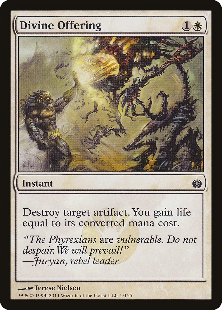 Divine Offering — Mirrodin Besieged — Magic: The Gathering