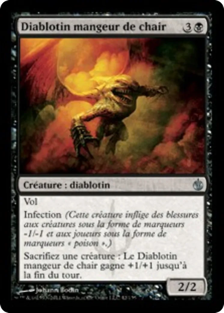 Diablotin mangeur de chair — Mirrodin Besieged — Magic: The Gathering
