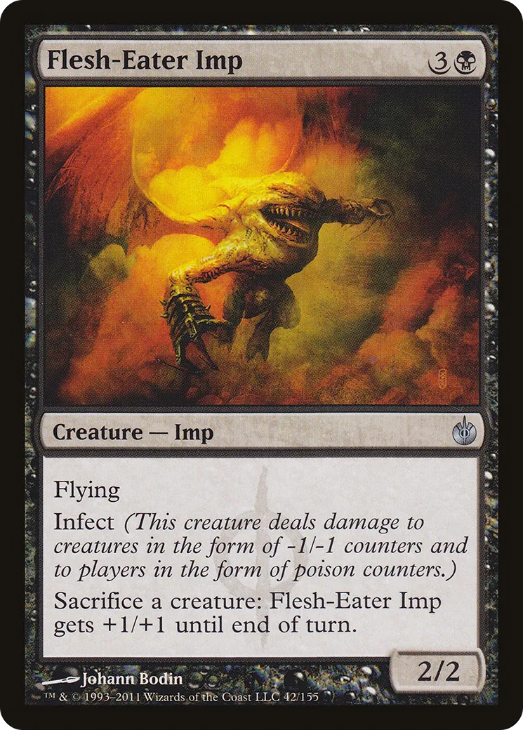 Flesh-Eater Imp — Mirrodin Besieged — Magic: The Gathering