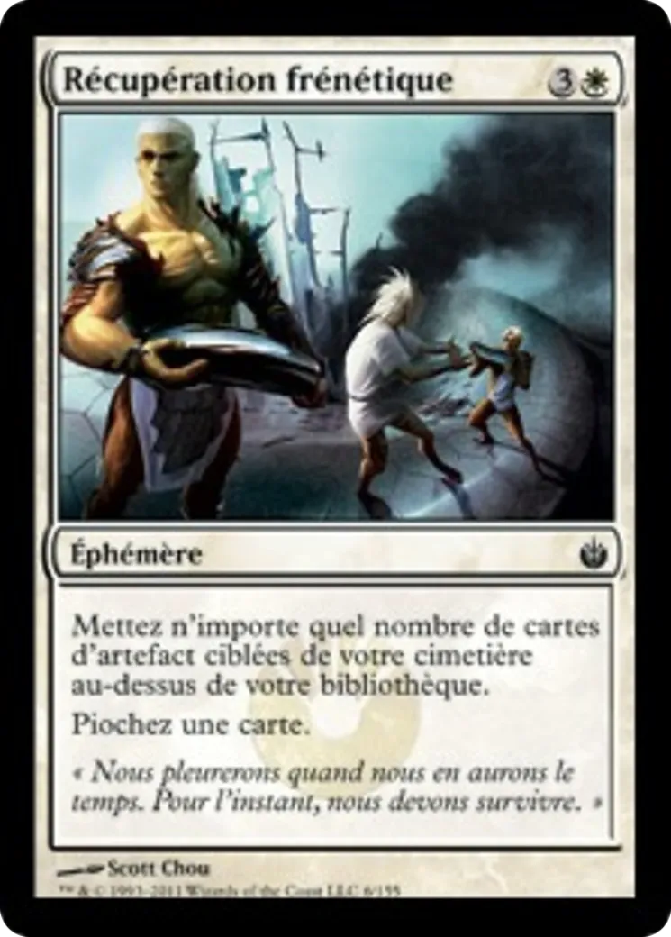 Récupération frénétique — Mirrodin Besieged — Magic: The Gathering