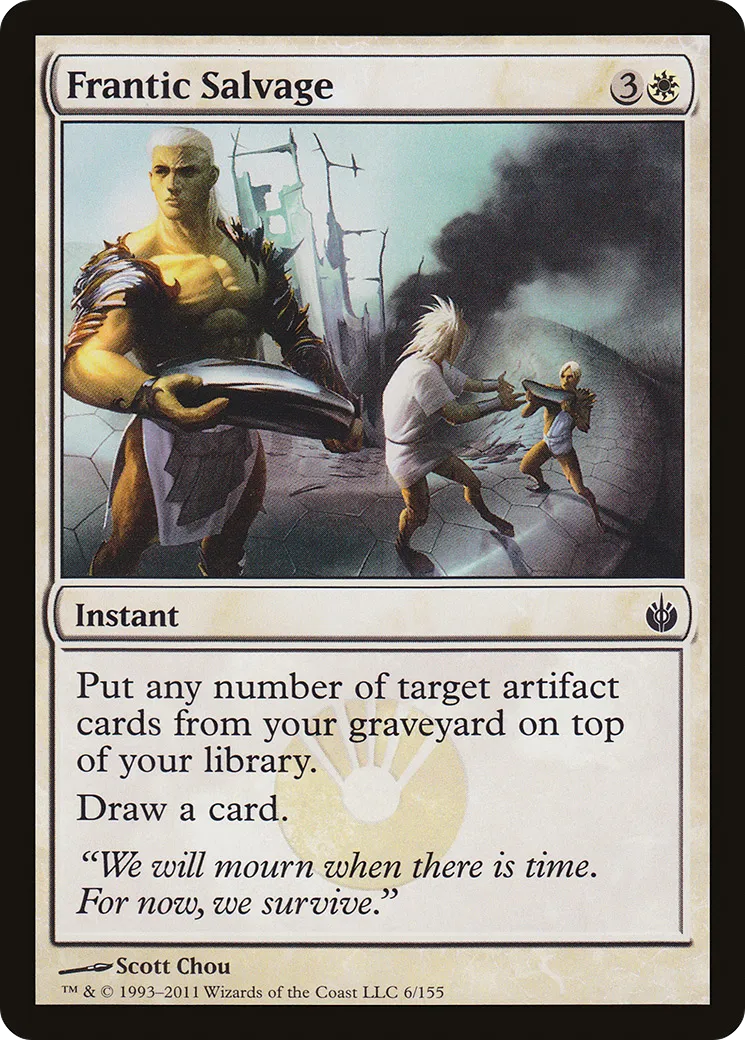 Frantic Salvage — Mirrodin Besieged — Magic: The Gathering