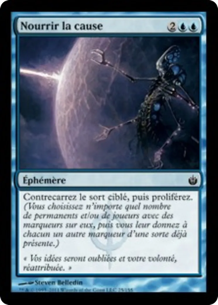 Nourrir la cause — Mirrodin Besieged — Magic: The Gathering