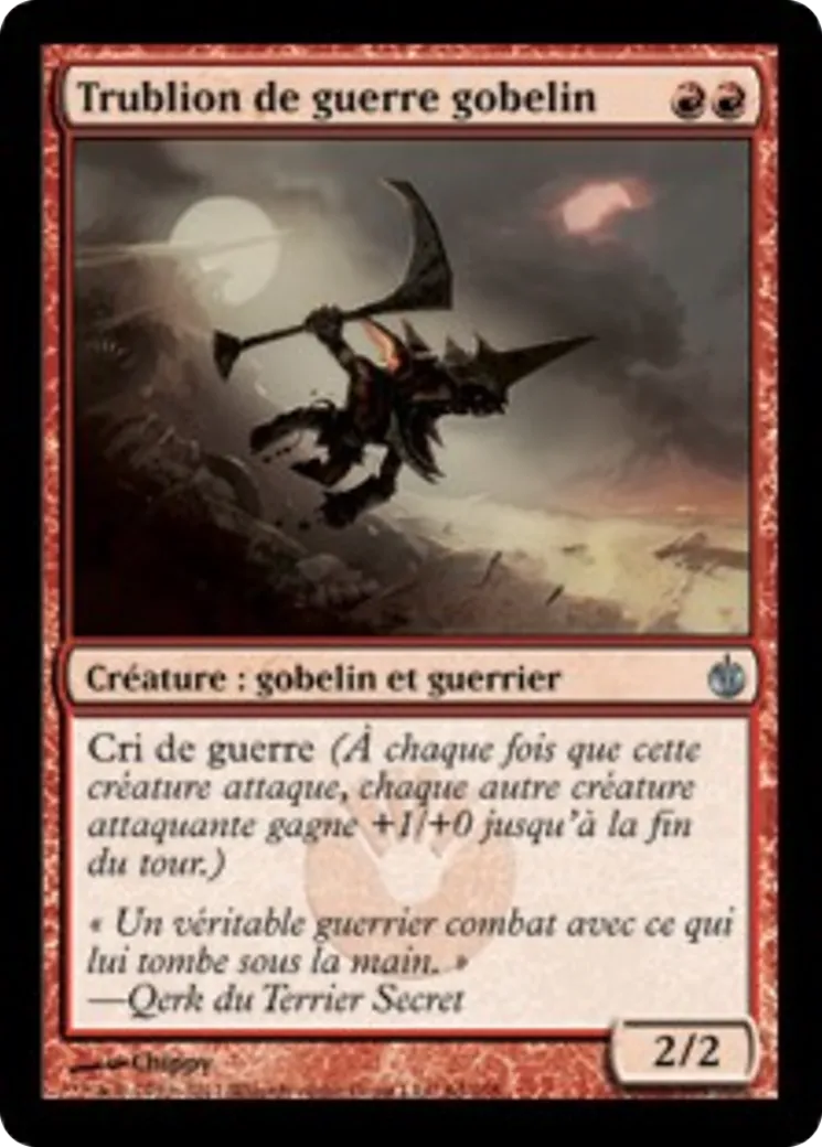 Trublion de guerre gobelin — Mirrodin Besieged — Magic: The Gathering