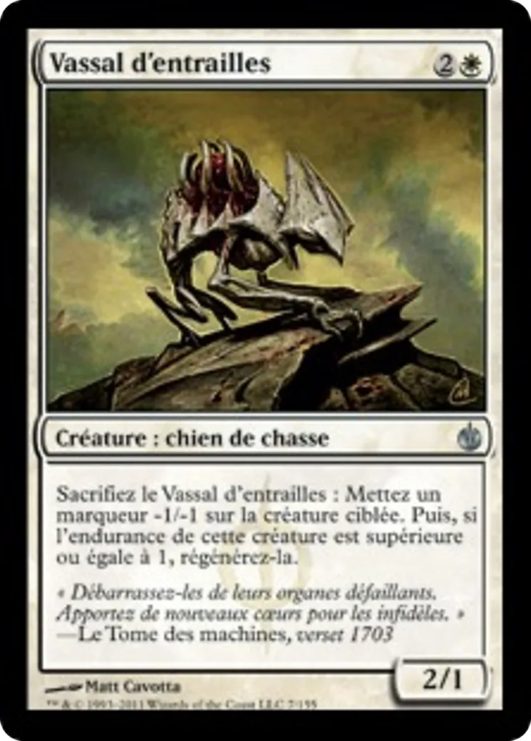 Vassal d'entrailles — Mirrodin Besieged — Magic: The Gathering