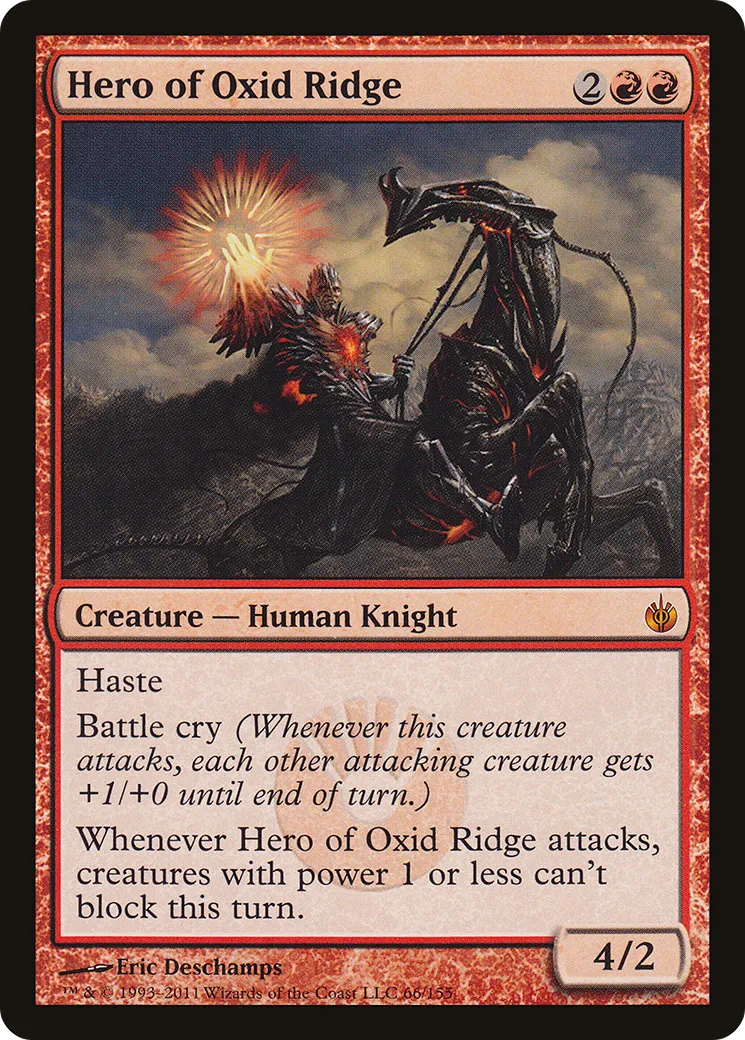 Hero of Oxid Ridge — Mirrodin Besieged — Magic: The Gathering