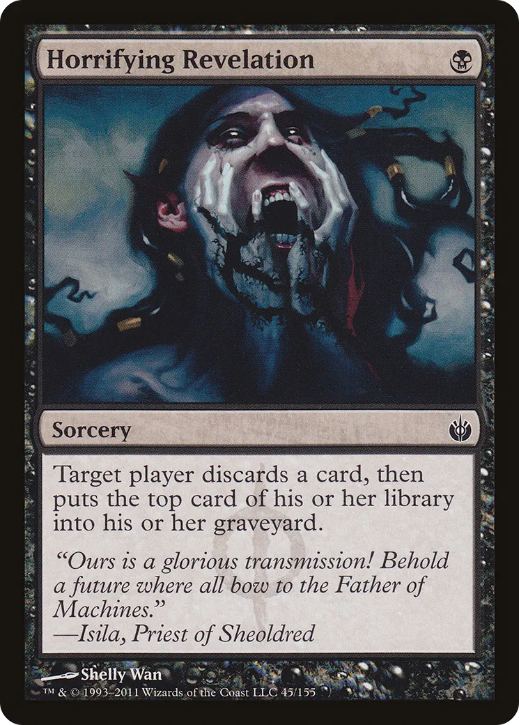 Horrifying Revelation — Mirrodin Besieged — Magic: The Gathering