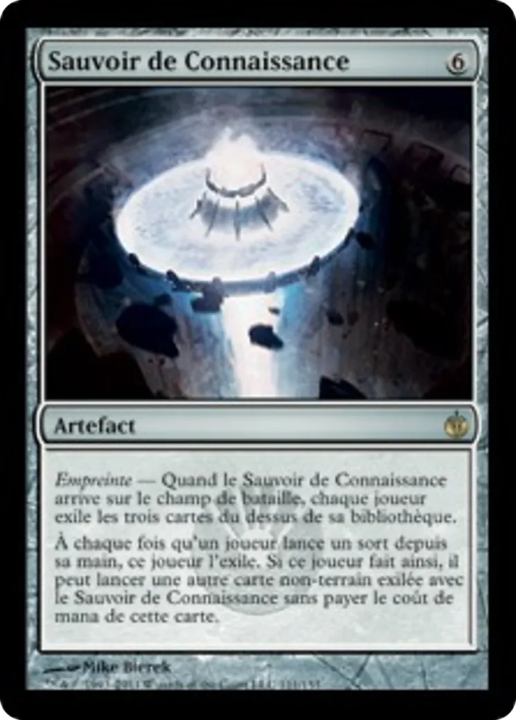 Sauvoir de Connaissance — Mirrodin Besieged — Magic: The Gathering