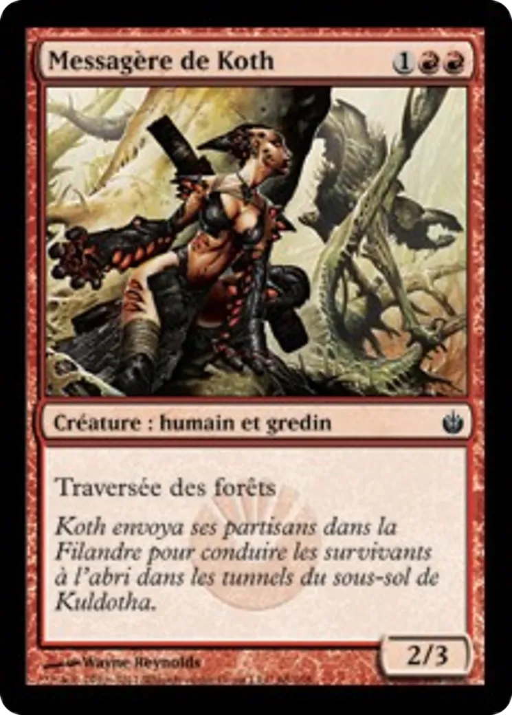 Messagère de Koth — Mirrodin Besieged — Magic: The Gathering
