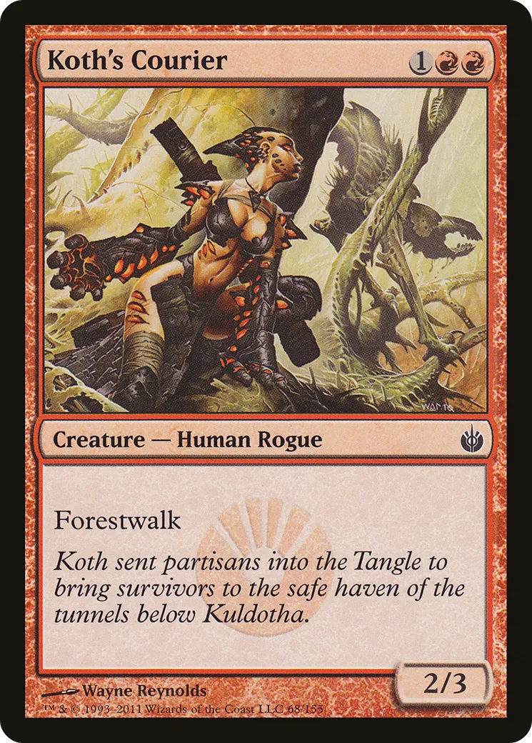 Koth's Courier — Mirrodin Besieged — Magic: The Gathering