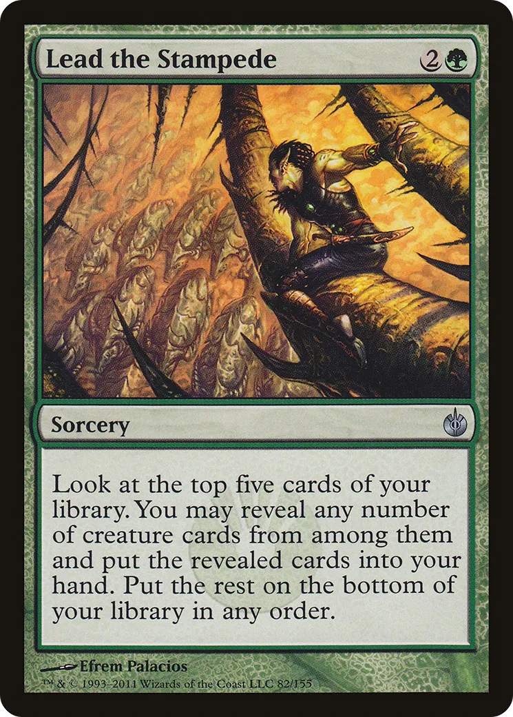 Lead the Stampede — Mirrodin Besieged — Magic: The Gathering