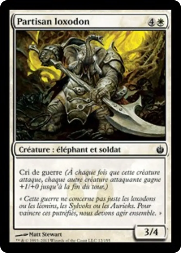 Partisan loxodon — Mirrodin Besieged — Magic: The Gathering