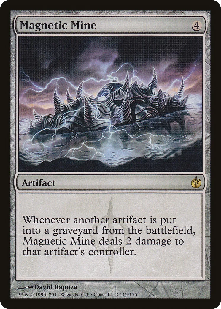 Magnetic Mine — Mirrodin Besieged — Magic: The Gathering