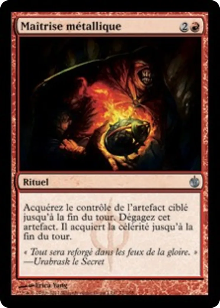 Maîtrise métallique — Mirrodin Besieged — Magic: The Gathering