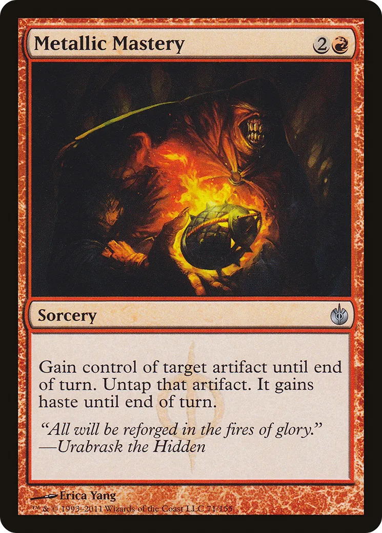 Maîtrise métallique — Mirrodin Besieged — Magic: The Gathering
