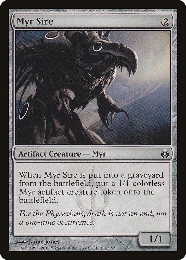 Myr Sire — Mirrodin Besieged — Magic: The Gathering