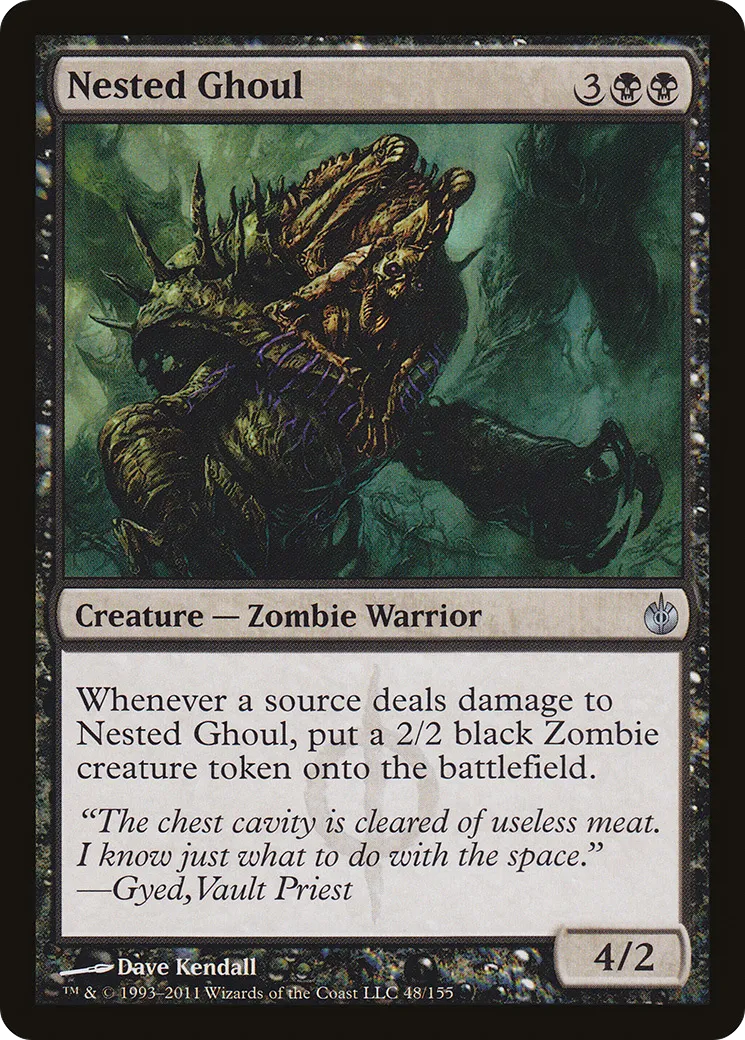 Nested Ghoul — Mirrodin Besieged — Magic: The Gathering