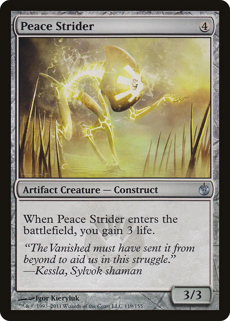 Peace Strider — Mirrodin Besieged — Magic: The Gathering