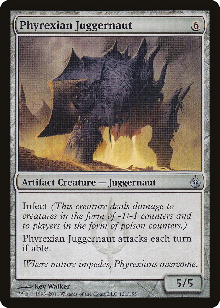 Phyrexian Juggernaut — Mirrodin Besieged — Magic: The Gathering