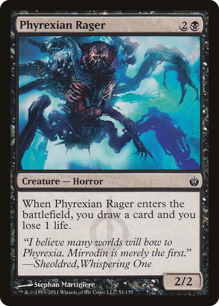 Phyrexian Rager — Mirrodin Besieged — Magic: The Gathering