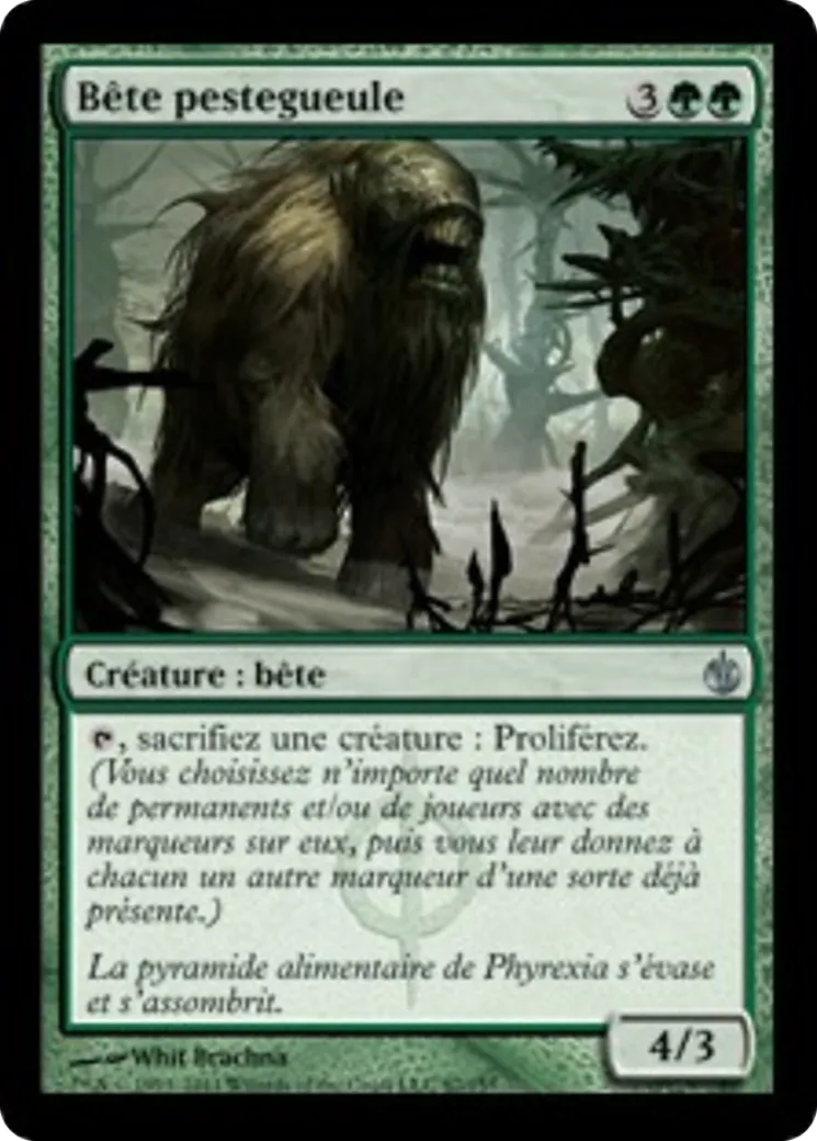 Bête pestegueule — Mirrodin Besieged — Magic: The Gathering