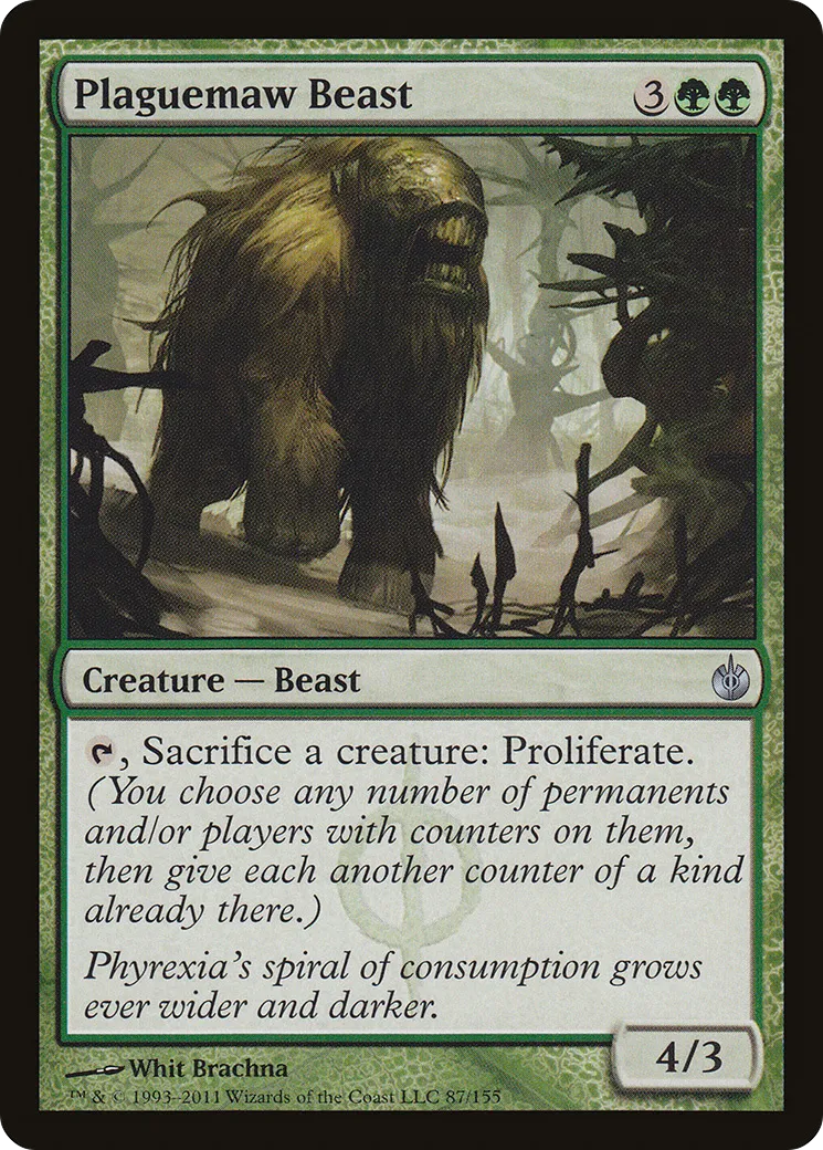 Bête pestegueule — Mirrodin Besieged — Magic: The Gathering