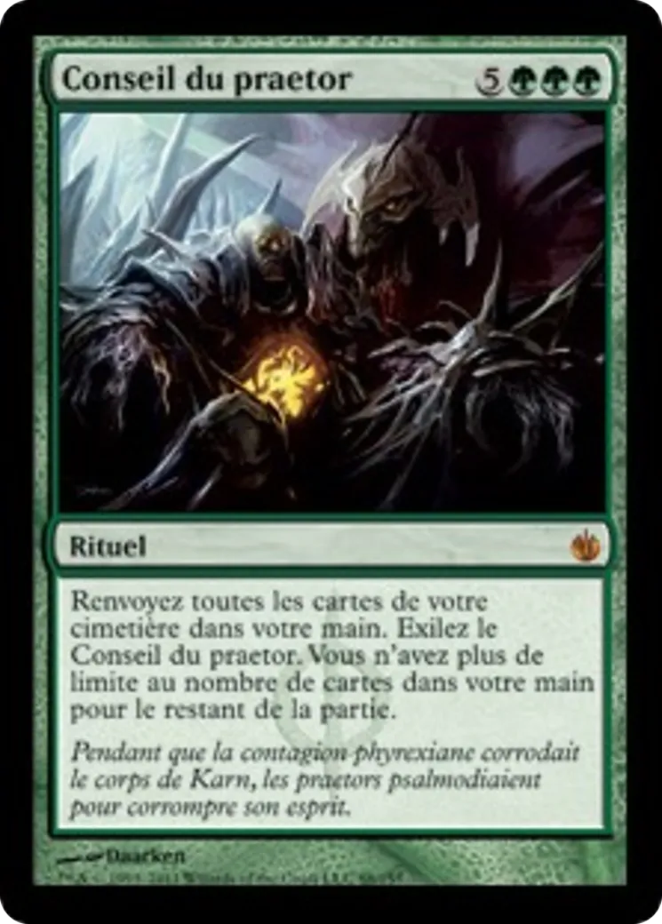 Conseil du praetor — Mirrodin Besieged — Magic: The Gathering