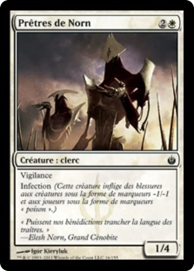 Prêtres de Norn — Mirrodin Besieged — Magic: The Gathering