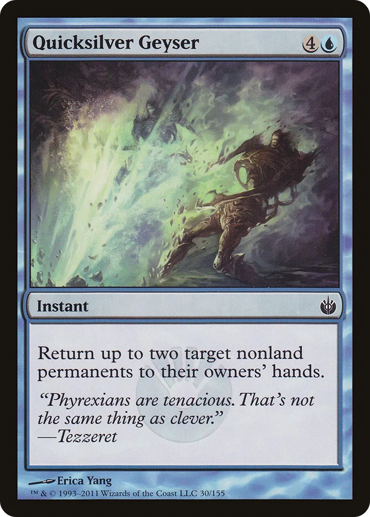Geyser de vif-argent — Mirrodin Besieged — Magic: The Gathering