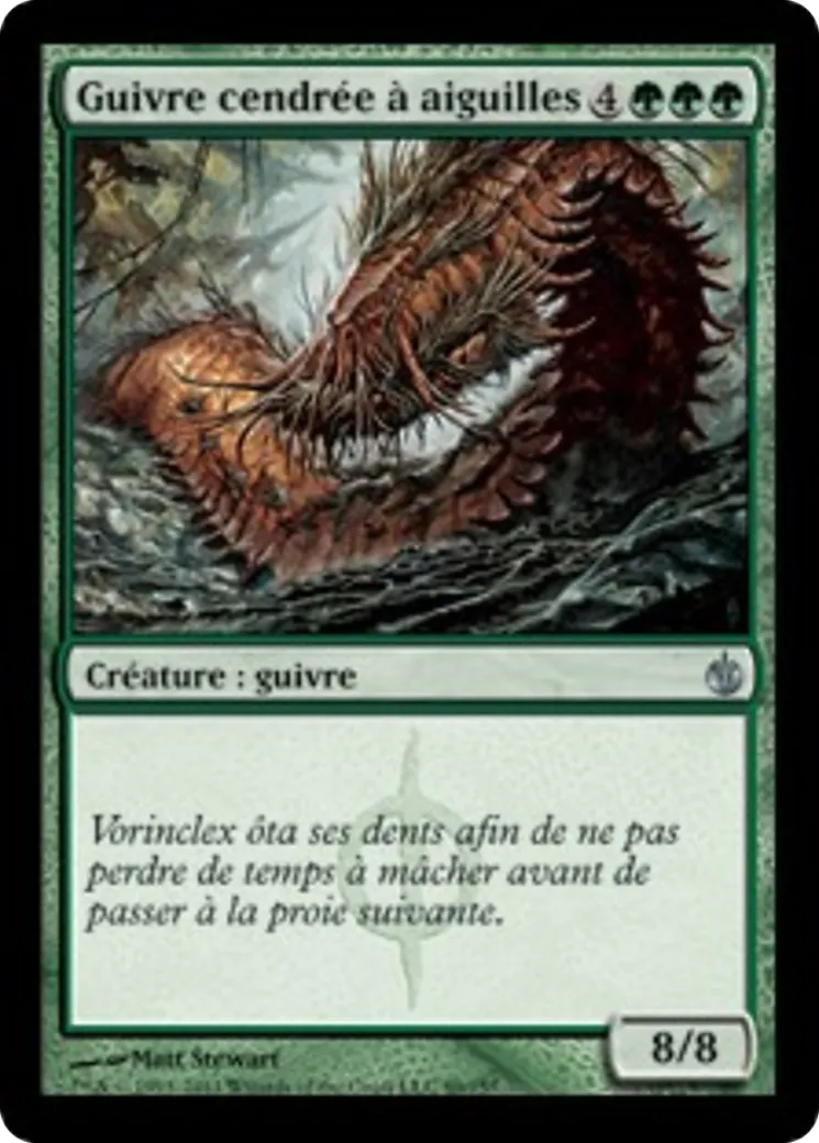 Guivre cendrée à aiguilles — Mirrodin Besieged — Magic: The Gathering