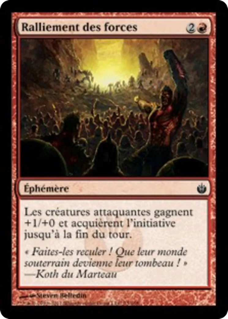 Ralliement des forces — Mirrodin Besieged — Magic: The Gathering