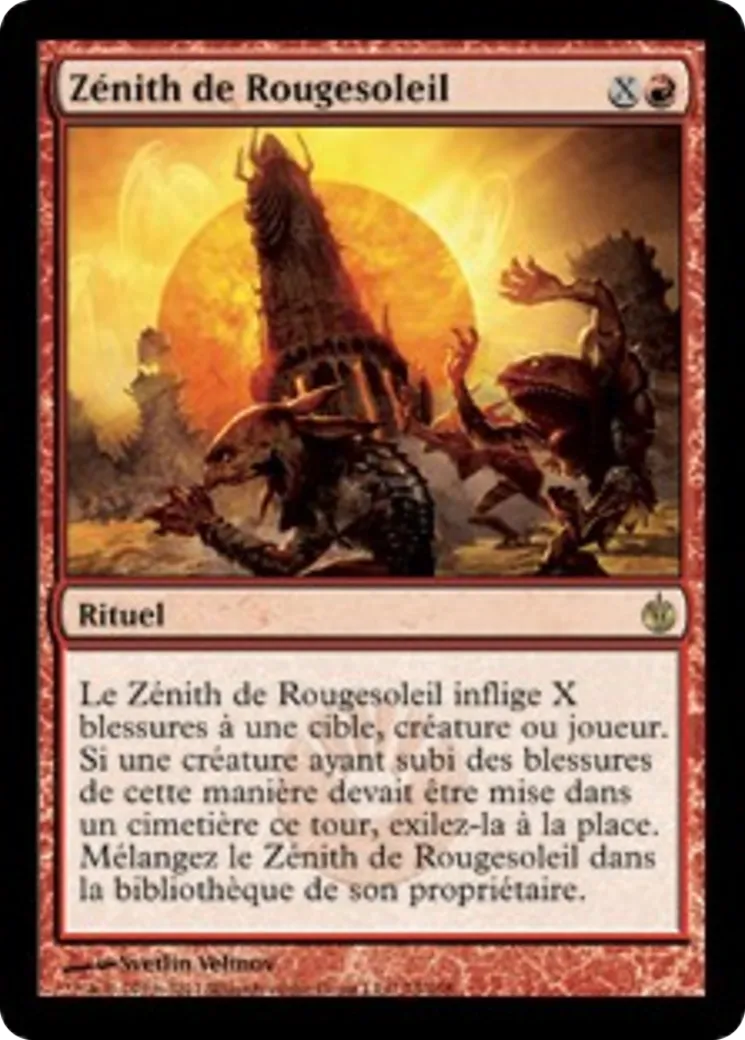 Zénith de Rougesoleil — Mirrodin Besieged — Magic: The Gathering