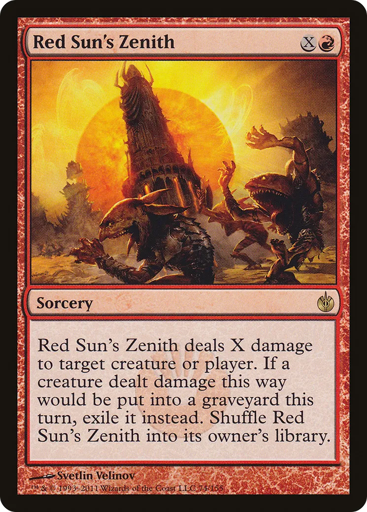 Zénith de Rougesoleil — Mirrodin Besieged — Magic: The Gathering
