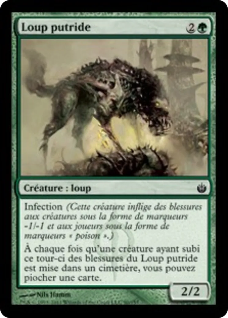 Loup putride — Mirrodin Besieged — Magic: The Gathering