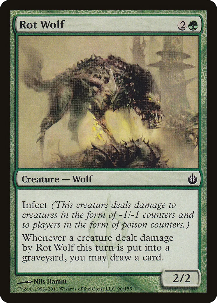 Loup putride — Mirrodin Besieged — Magic: The Gathering
