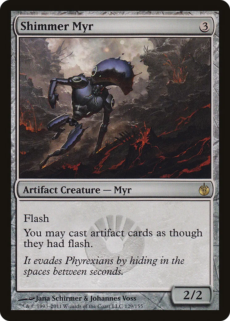 Shimmer Myr — Mirrodin Besieged — Magic: The Gathering