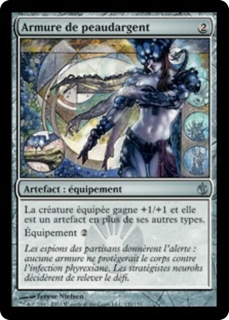 Armure de peaudargent — Mirrodin Besieged — Magic: The Gathering
