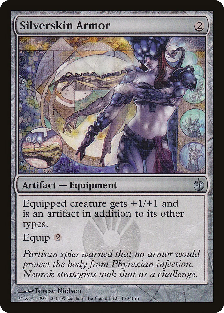 Silverskin Armor — Mirrodin Besieged — Magic: The Gathering