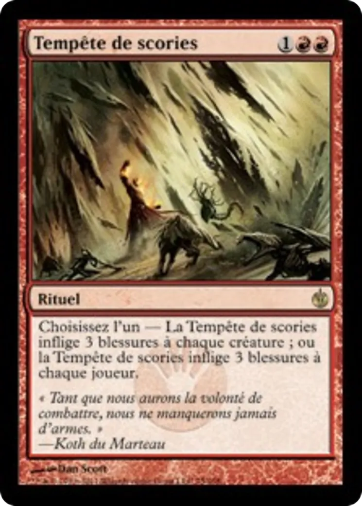 Tempête de scories — Mirrodin Besieged — Magic: The Gathering