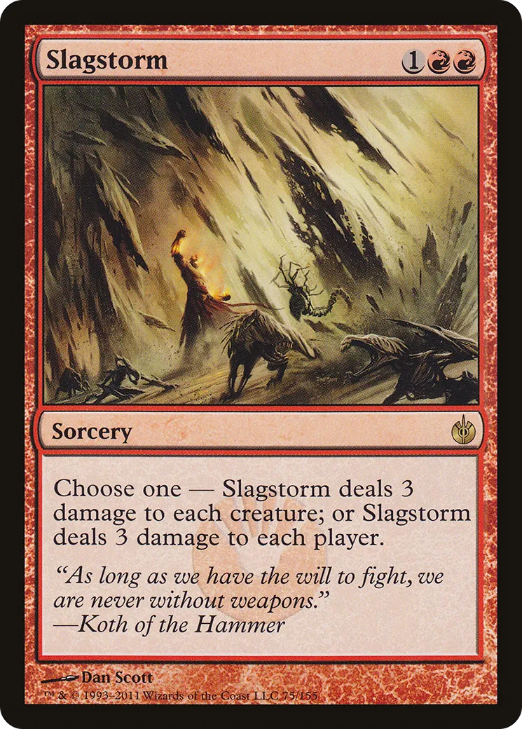 Tempête de scories — Mirrodin Besieged — Magic: The Gathering