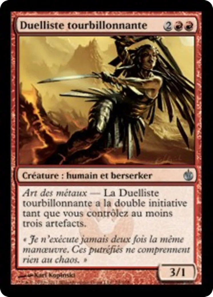 Duelliste tourbillonnante — Mirrodin Besieged — Magic: The Gathering